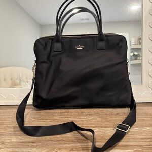 Kate Spade Black Nylon Laptop Bag